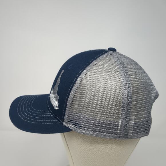 Idaho Native Snapback Trucker Hat Blue One Size Adjustable Arcadian Outfitters - Picture 3 of 9